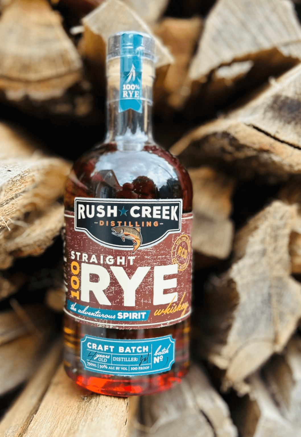 Rye Whiskey - 100% Rye - Wood