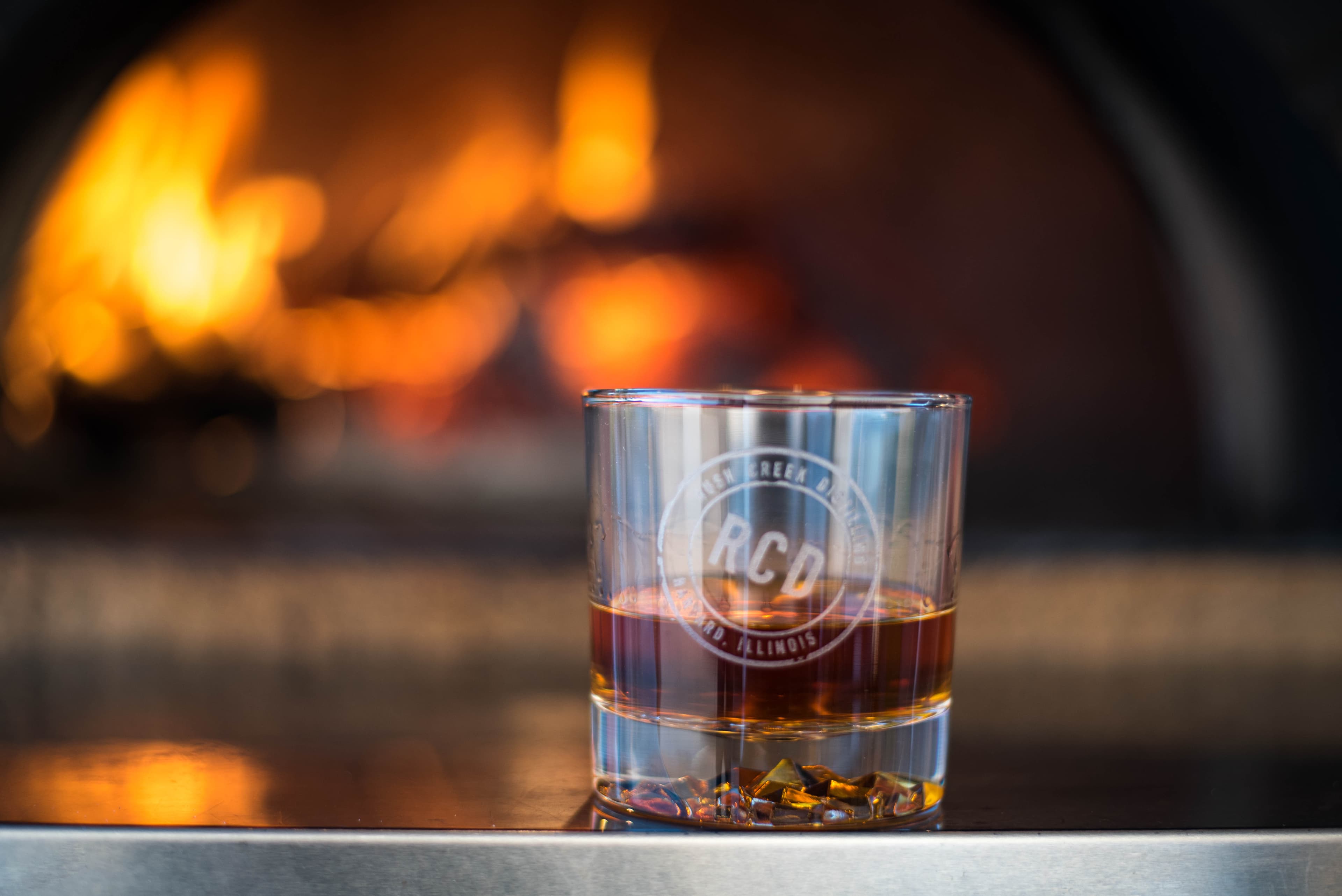 Double Oak Bourbon - Fireplace